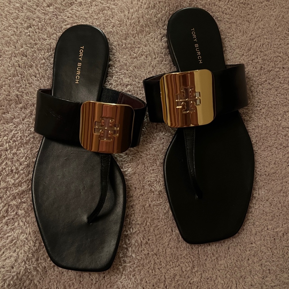 Tory Burch Georgia Leather Sandals - Picture 7 of 15